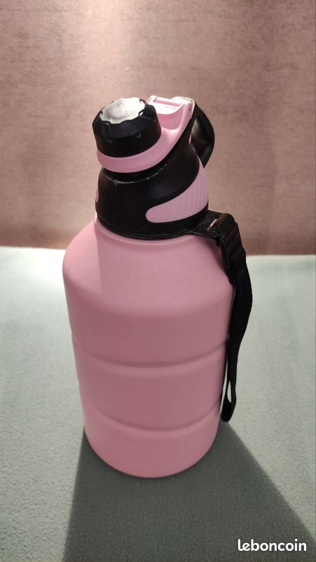 Gourde Isotherme Fjbottle 550/710ml - Acier Inoxydable - Paille Intégrée - 12h Chaud/24h Froid - Anti-Fuite - Sport/Voyage