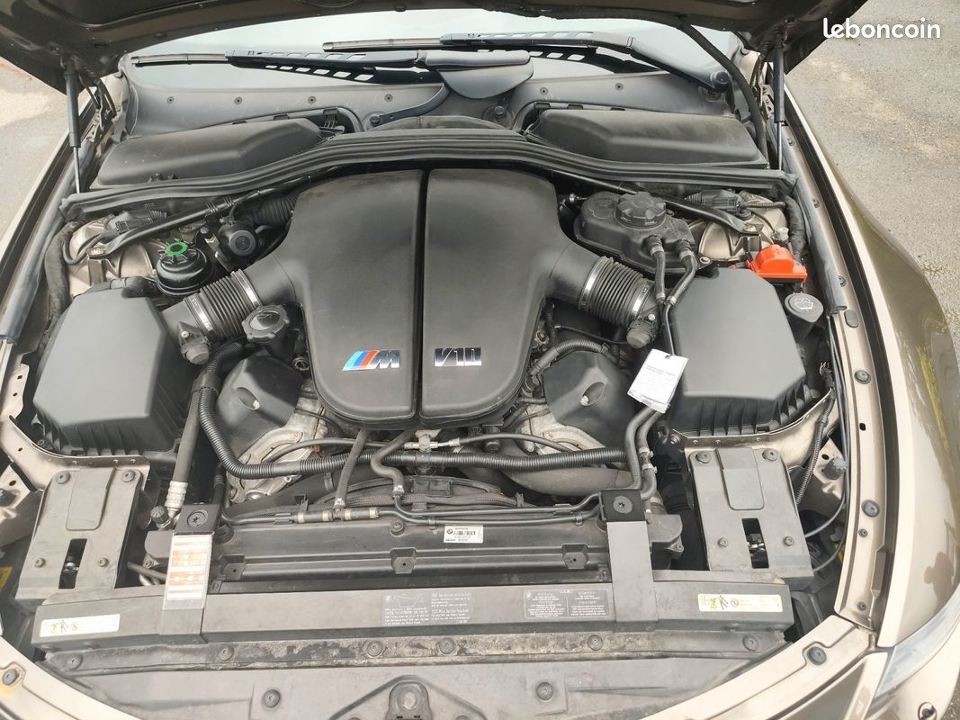 Bmw m6 coupe 5.0l ( e63 ) v10 507ch smg7 bva - cuir merino - ciel de toit alcantara - garantie 6 mois (image 28)