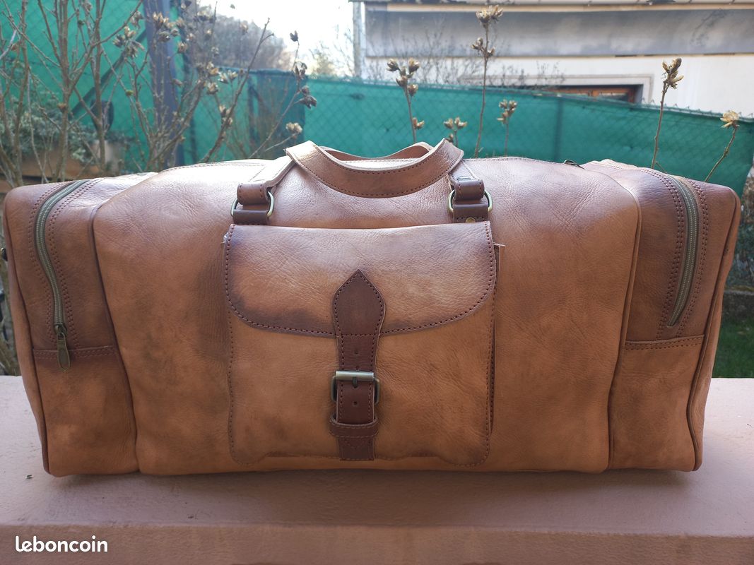 Sacs à dos pour ordinateur portable en cuir véritable 100 % pour hommes, fabriqu