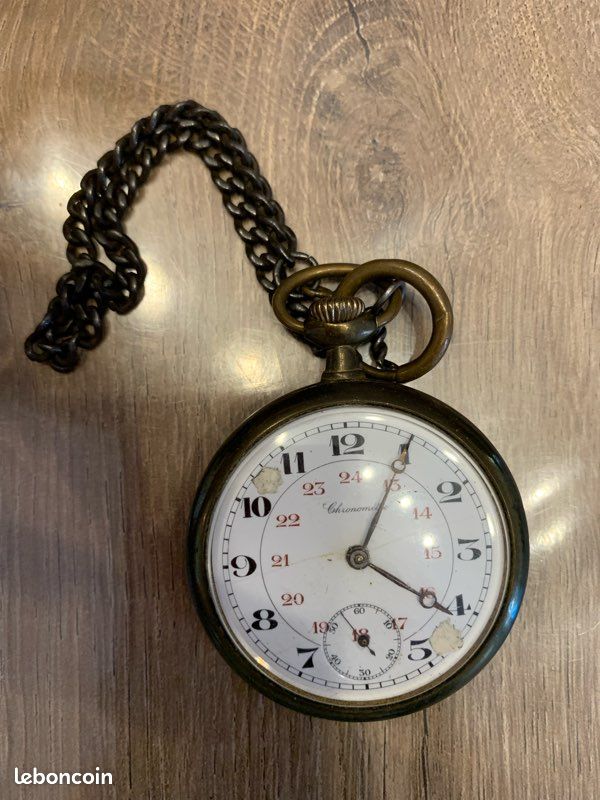 Montre Gousset Vabo Chronomètre Vintage - Pour Homme, état D'occasion
