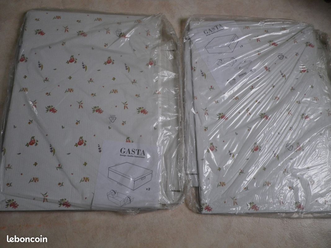 GASTA NEUVES 4 boites de rangement IKEA (image 1)