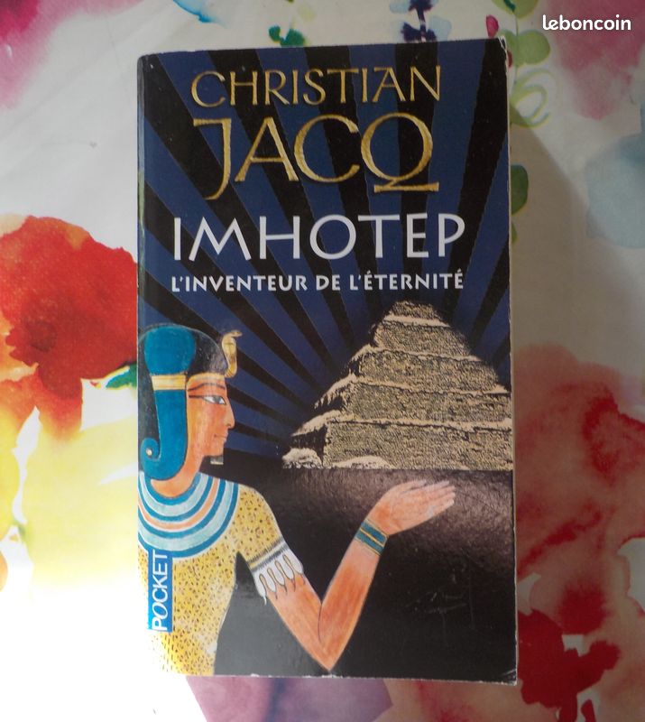 IMHOTEP L'inventeur de l'éternité de Christian JACQ Ed. Pocket (image 1)