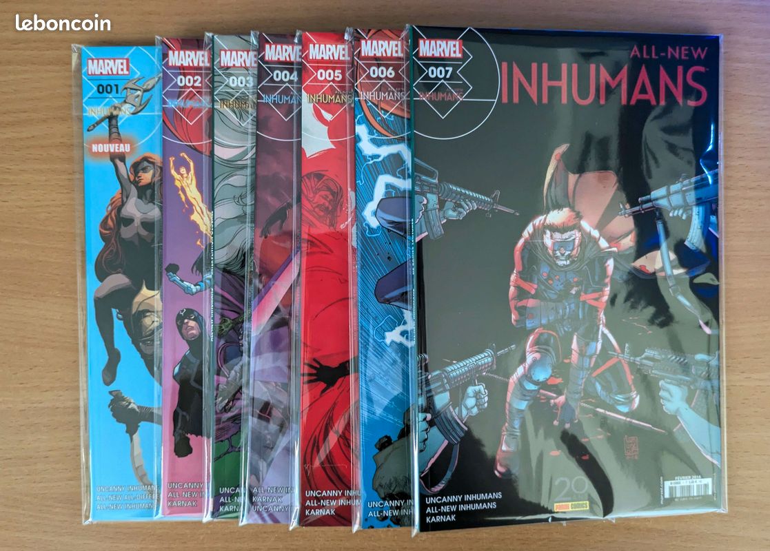All-New Inhumans (Panini Comics) n° 1 à 7 (image 1)
