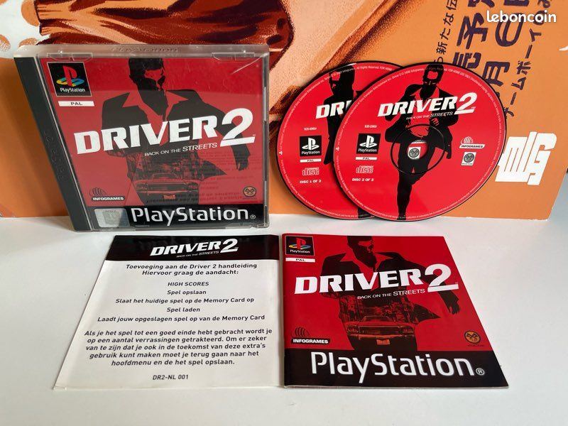 Driver 2 – Back On The Streets – PlayStation 1 (PS1) – Jeu Complet FR, Très Bon état