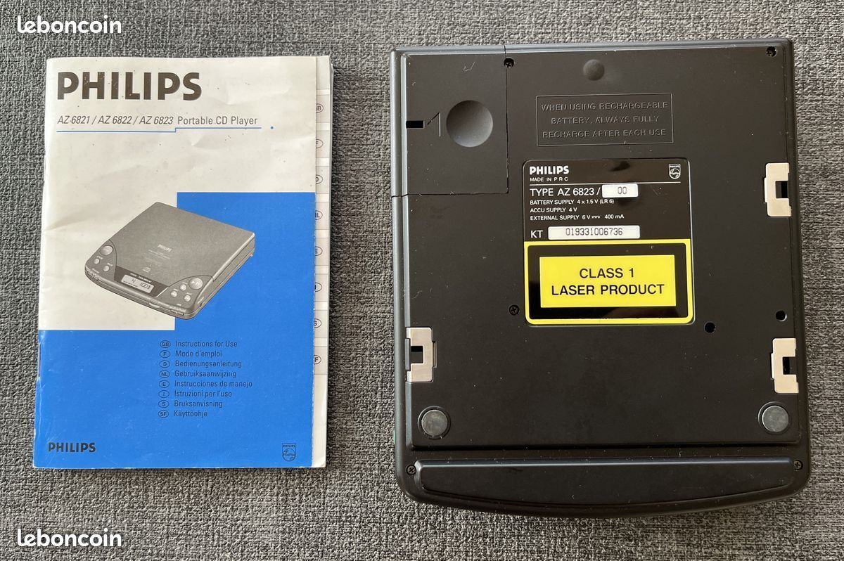 Lecteur CD Philips AZ 6823 (image 3)
