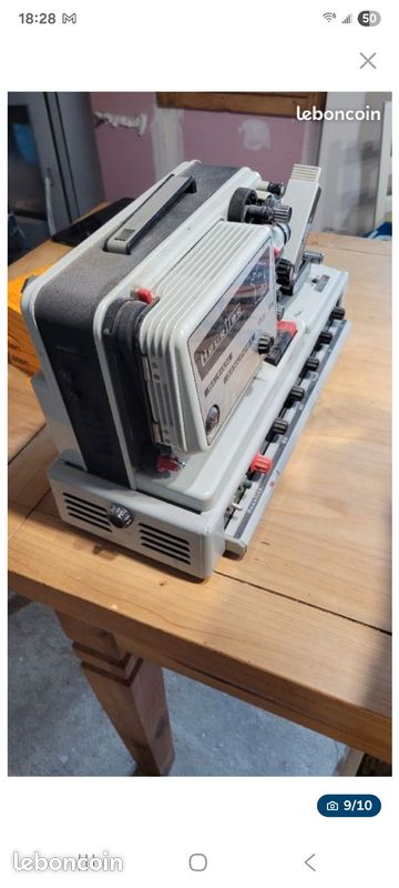 PROJECTEUR ANCIEN HEURTIER Super S 53 + Boite Avec Presseurs 8Mm - 9