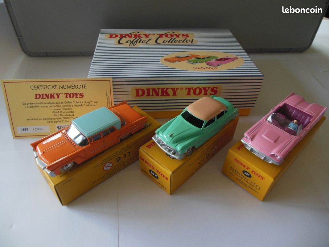Coffret Collector Dinky Toy Atlas 2012 – Ford Vedette 54 24X, Neuf Sous Blister Avec Certificat
