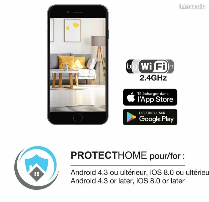 Neuf - caméra THOMSON INDOOR IP WIFI (image 3)