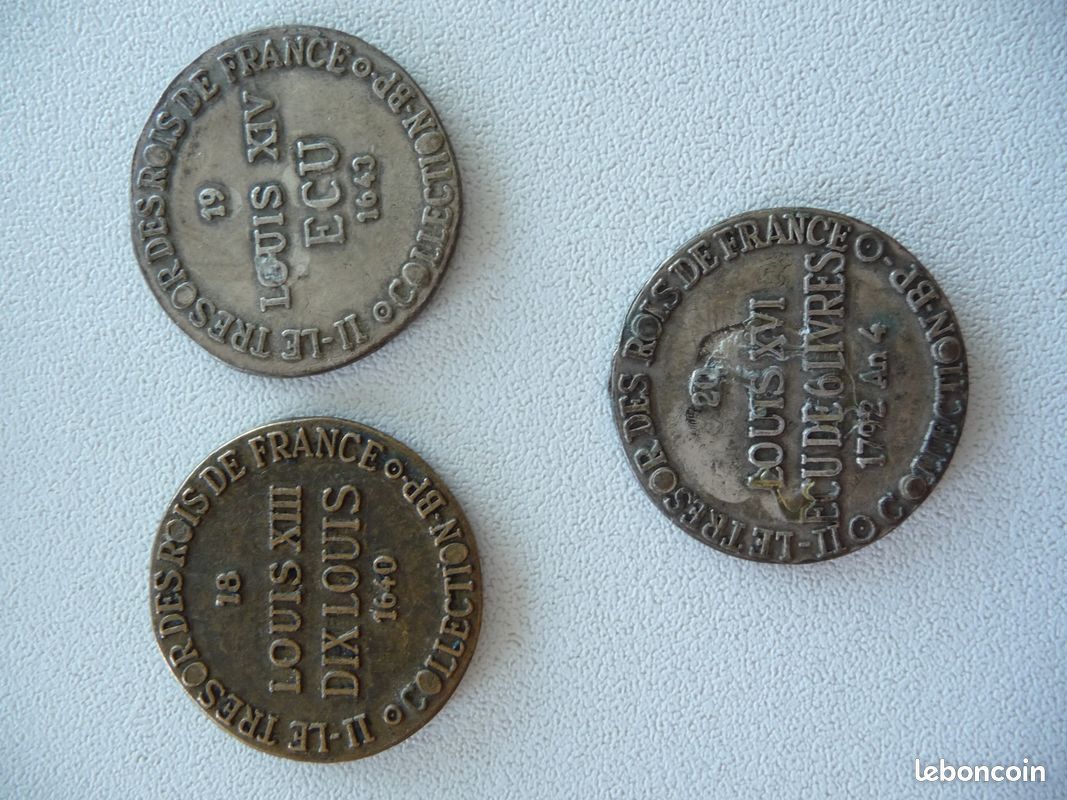 13 jetons Collection BP "Le Trésor des Rois de France" (image 8)