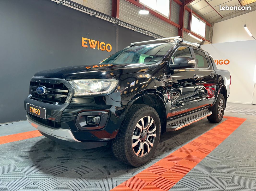 Ford ranger double cabine 2.0 tdci 215ch bva10 wildtrak 4x4 - carplay - attelage - camera de recul (image 1)