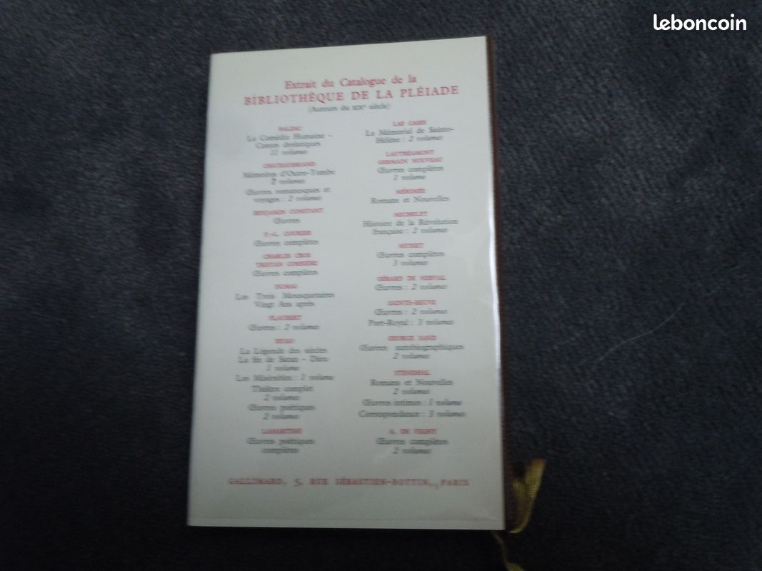 Album Flaubert La Pléiade 1972 (image 2)