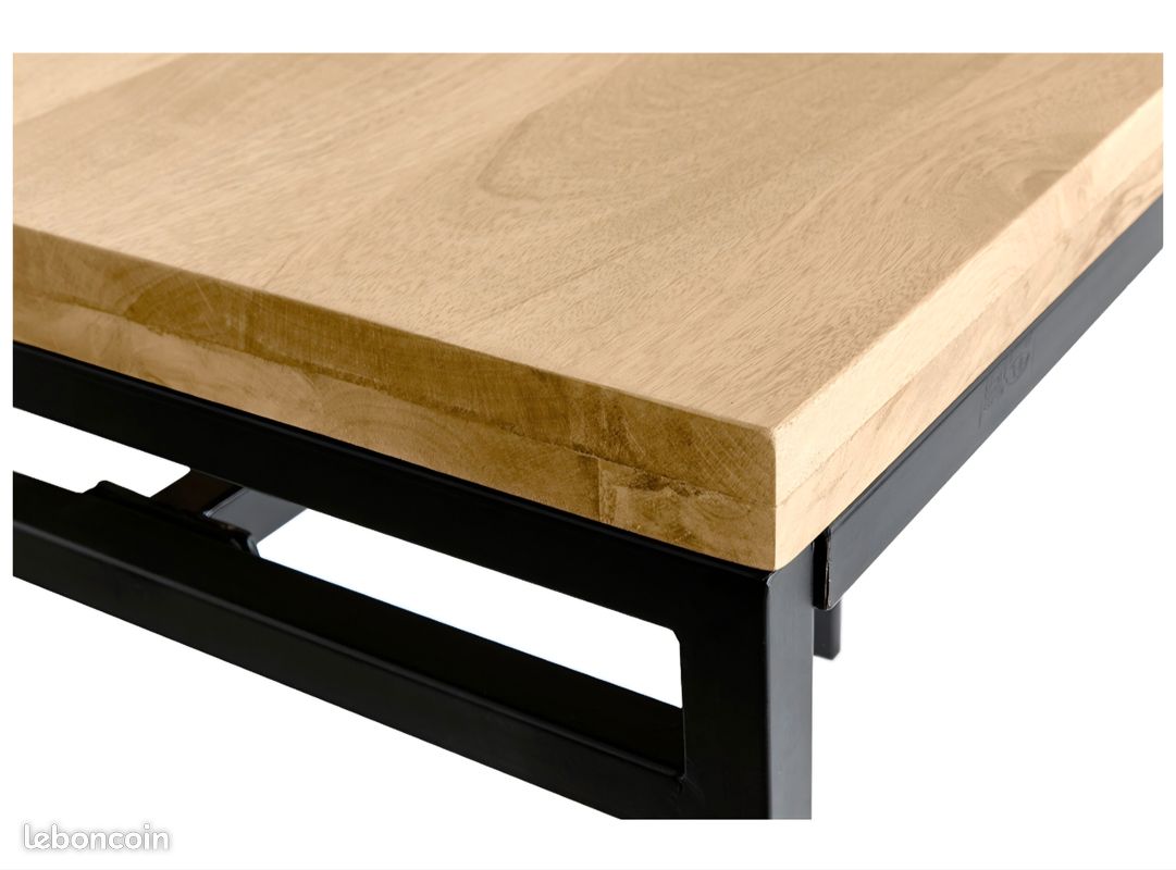 Table haute de bar manguier massif (image 10)