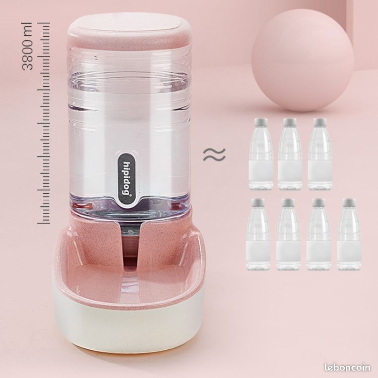 Abreuvoir automatique pour chien, 500 ml, mangeoire pour chevaux, bétail, distributeur d'eau pour moutons, chèvres, bétail et chiens