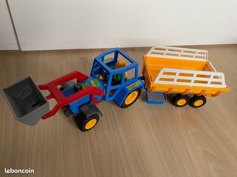 Tracteur + remorque Playmobil (image 1)