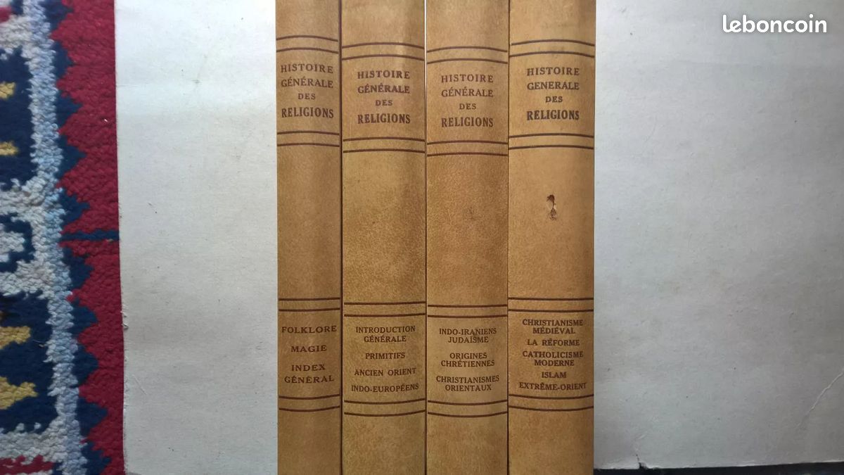 Histoire generale des religions en 4 tomes - chez quillet 1948 (image 1)