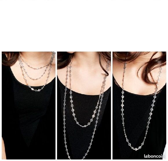 Collier triple tour Stella & Dot (image 1)