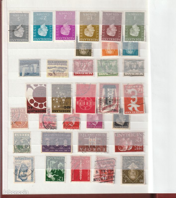 ALBUM de TIMBRES de PAYS-BAS/DANEMARK/BELGIQUE/SUISSE (image 1)