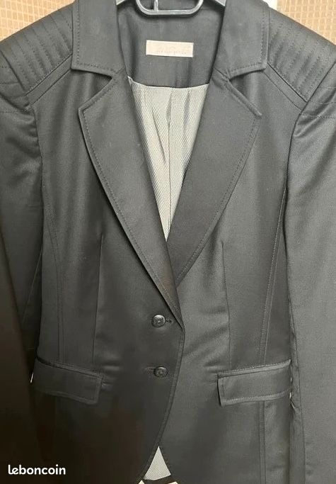 Veste Cintrée IKKS Costume Homme Taille 46, Laine élastanne - Occasion Très Bon état, Style Blazer