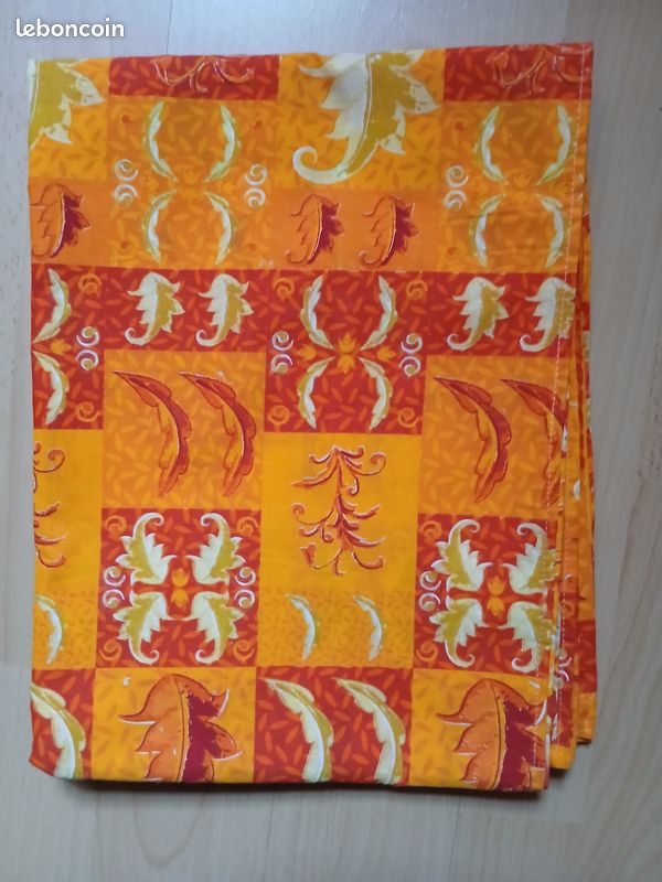 Nappe rectangle 140x200 cm orange (image 2)