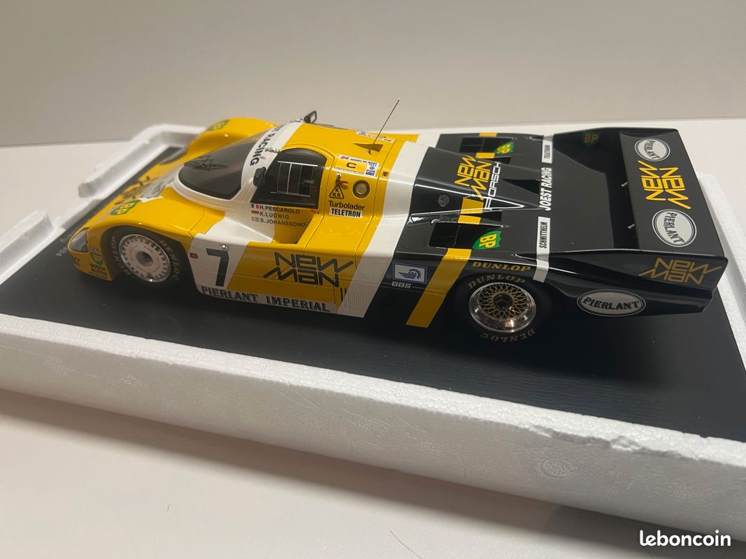 1/12 CMR 40cm Porsche 956 LH Winner 24 heures du ( Le ) Mans 1984 Pescarolo Ludwig Johansson - Collection