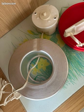 Sorbetière électrique SEB Vintage Rouge - Avec Boîte Et Cahier De Recettes