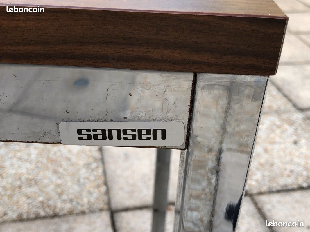 Console vintage chrome sansen design table décoration (image 6)