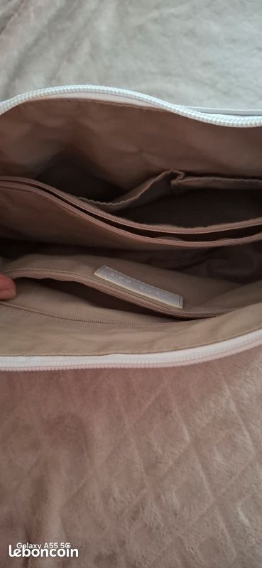 Sac a main blanc tout cuir Kerensse TBE (image 7)
