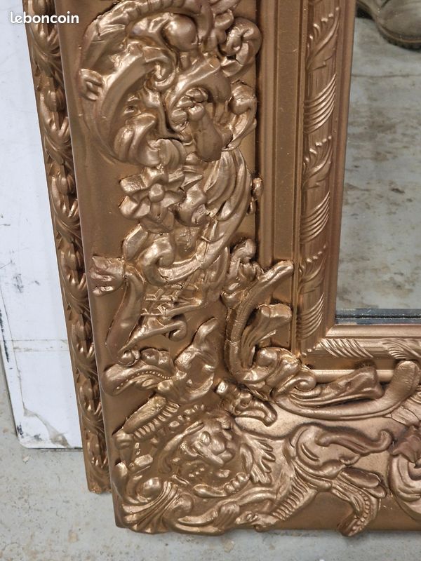 Superbe miroir en platre 1m 30 de hauteur sur 96 cm de largeur (image 5)