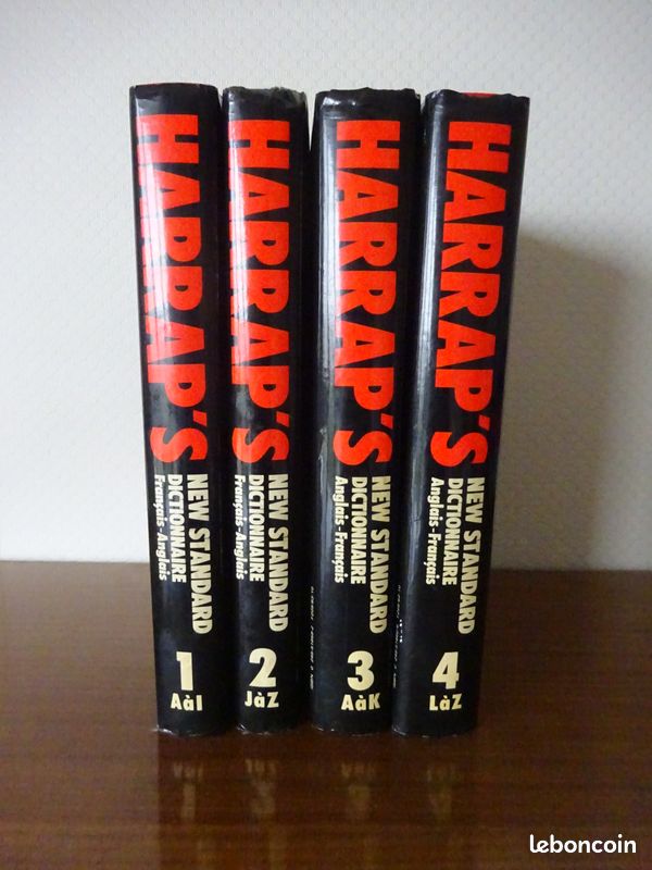 Dictionnaire Harraps 4 volumes (image 1)