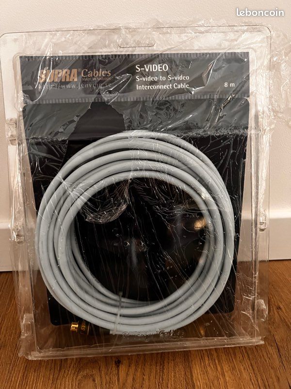 Cable SVideo to SVideo 8m Supra (image 1)