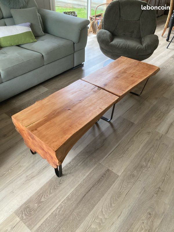 Table basse en bois massif (image 2)
