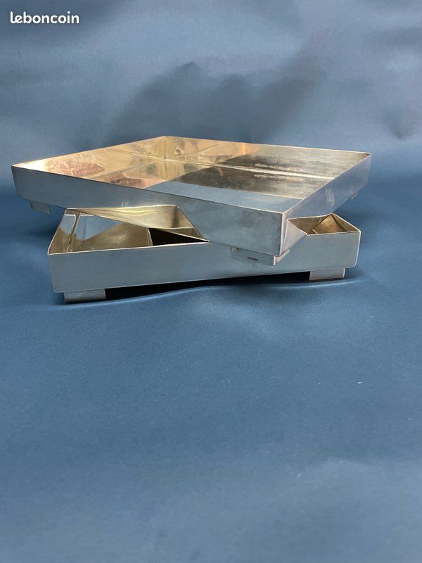 Plateau - Art déco - Métal argenté - Catawiki