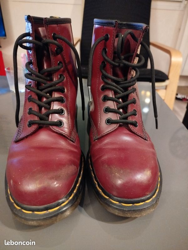 Dr. Martens femme bordeaux (image 1)