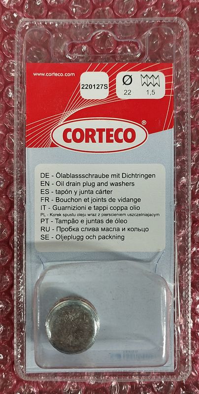 Corteco 220126S Vis-bouchon à huile