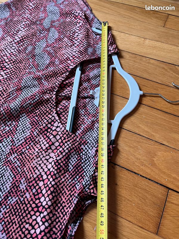 Très joli haut/chemise rose Msmode taille 48 (image 5)