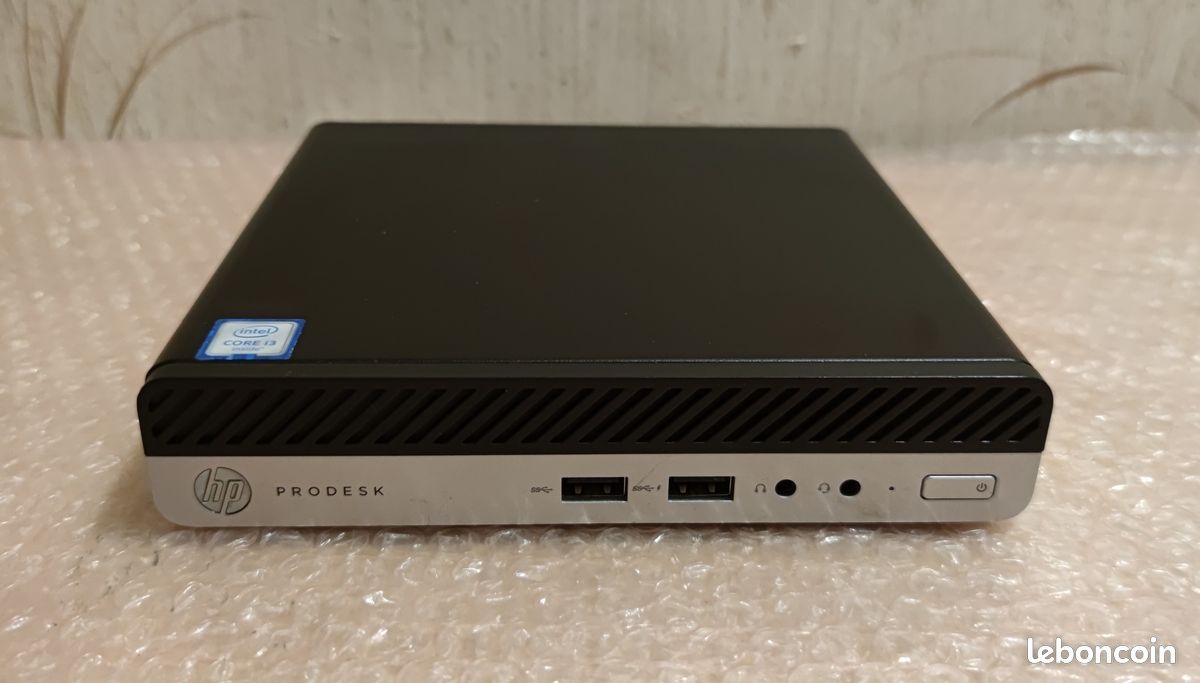 Ordinateur Bureau HP Prodesk 400 DM i3 W10 SSD 8GO (image 1)