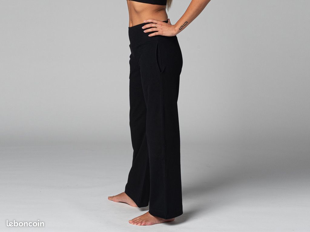 Pantalon de yoga Femme Jazzy Bio taille L 40 quasi neuf noir