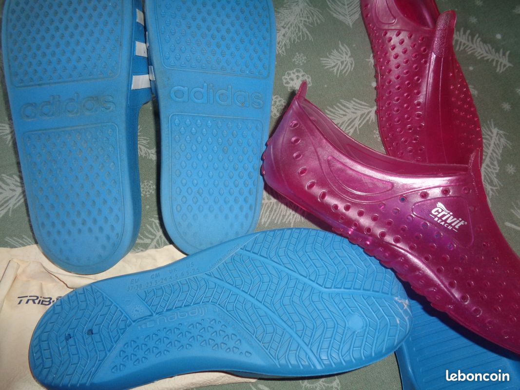 Lot de 4 paires chaussures piscine P 38 (image 3)