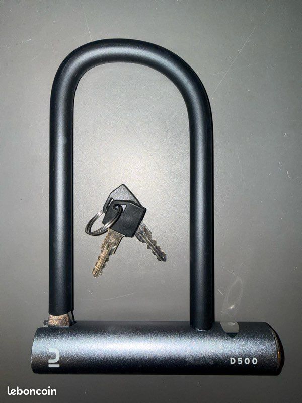 Cadenas Antivol Vélo BTWIN 500 – Noir – Occasion Décathlon