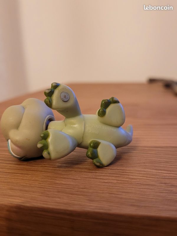Littlest PetShop Iguane Vert Yeux Trefles N°499 Pet Shop (image 7)