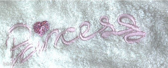 Spécial baignade piscine : Peignoir brodé, serviette éponge, fille, qualitatif : Sensei, plage piscine, 2 ans (image 2)