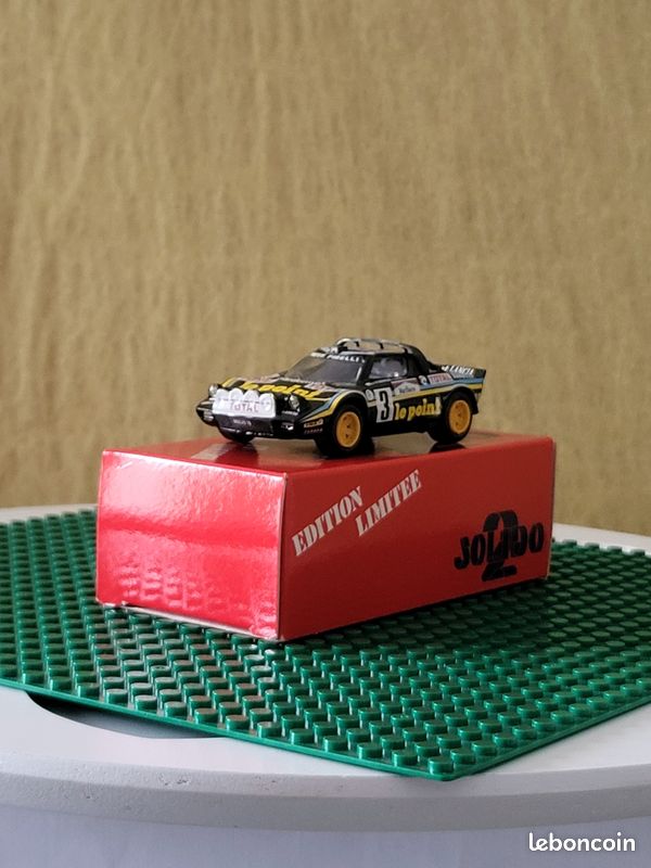 Lancia Stratos Solido 1/45 - Écurie Le Point N°75 - France - Rare