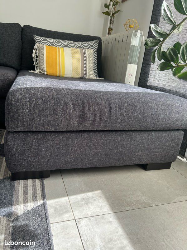 Vends canapé d’angle gris anthracite (image 4)