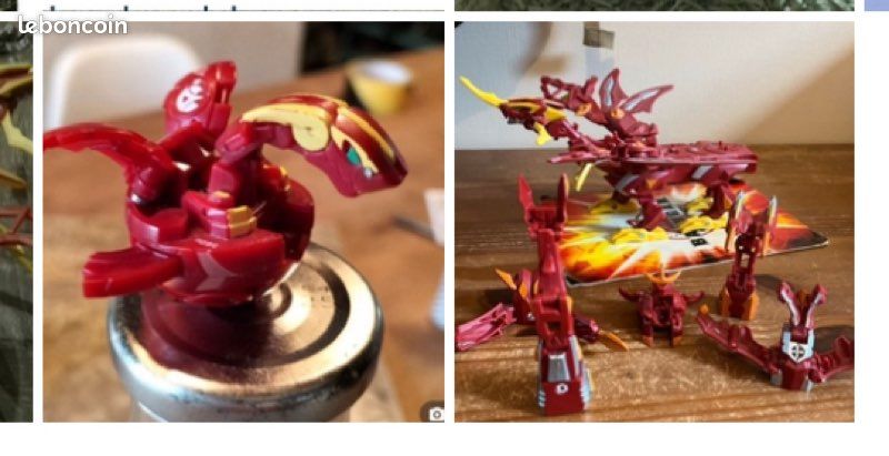 Grand lot Bakugan boules de différentes tailles cartes et boules xl de rangement (image 3)