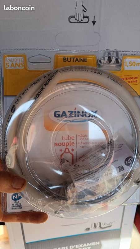Raccords, coudes, détendeurs, lyre, flexibles gaz butane propane groupe sécurité chauffe eau (image 2)