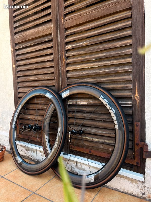 Paire de roues Vision Metron 55 SL (à pneus) Continental GP5000