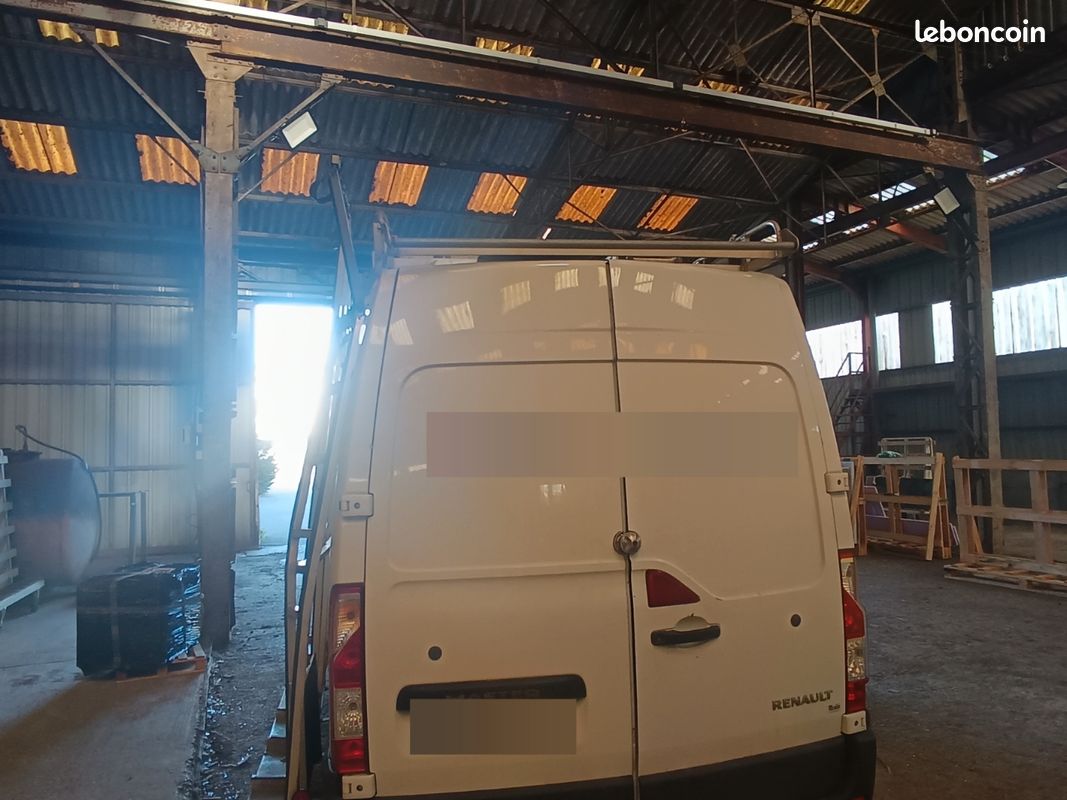 Galerie alu + porte-verre Renault Master 3 L3H2 (image 3)