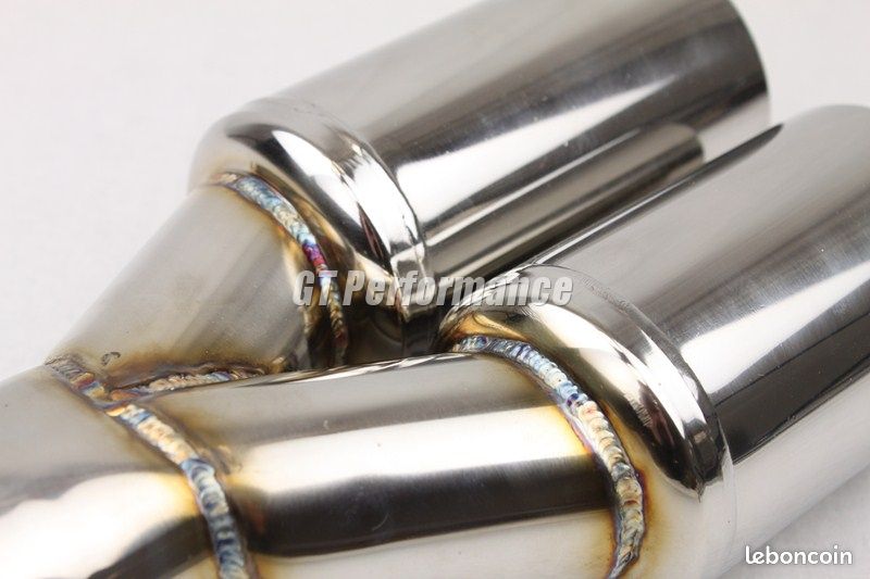 Lot 2 Embouts Échappement Inox 65mm - Look Sportif BMW Série 1 2 3 4 F20 F21 F22 F30