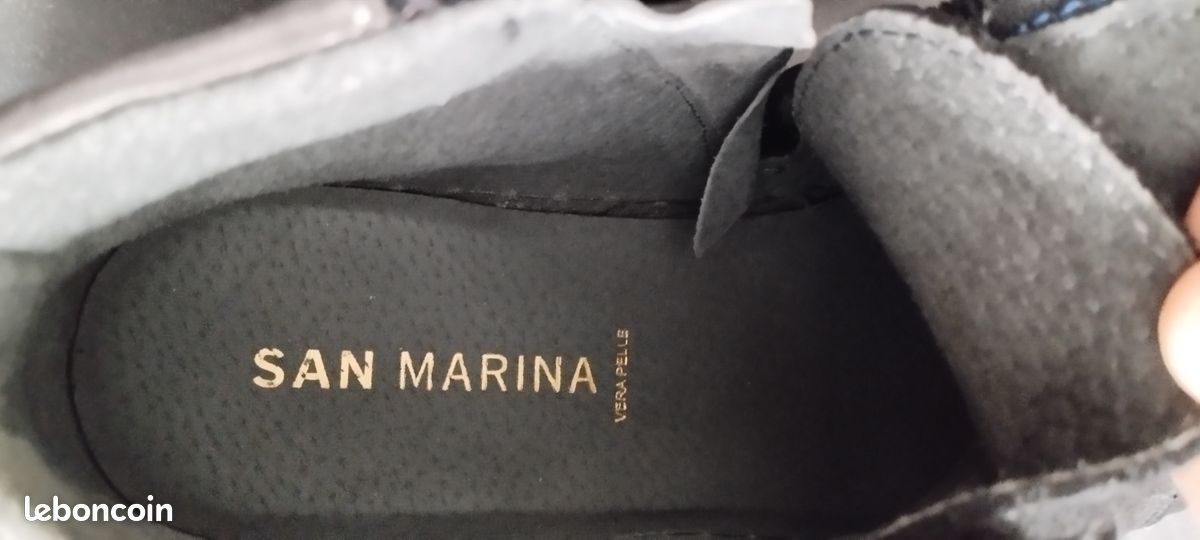 BASKETS SNEAKERS MONTANTES de marque SAN MARINA Taille 38