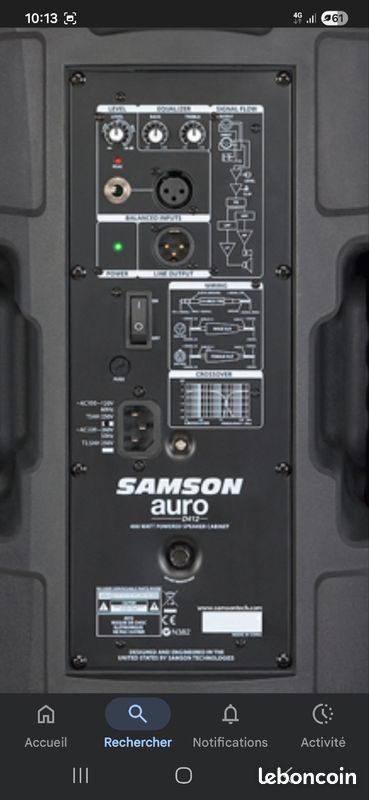 Enceintes Samson D412 + caisson Martin Audio ics 300 (image 3)
